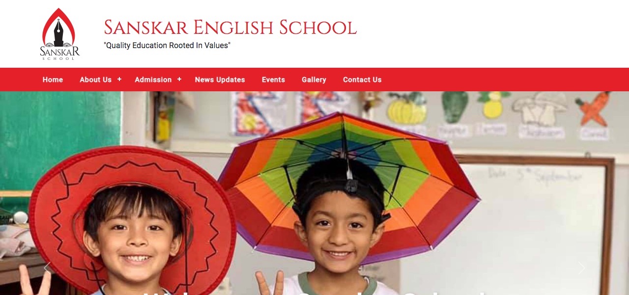 Sanskar School Website Launched